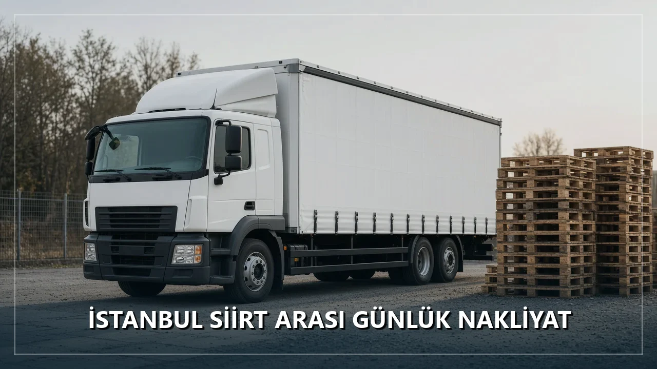 Siirt İstanbul Siirt Arası Taşımacılık Teslim