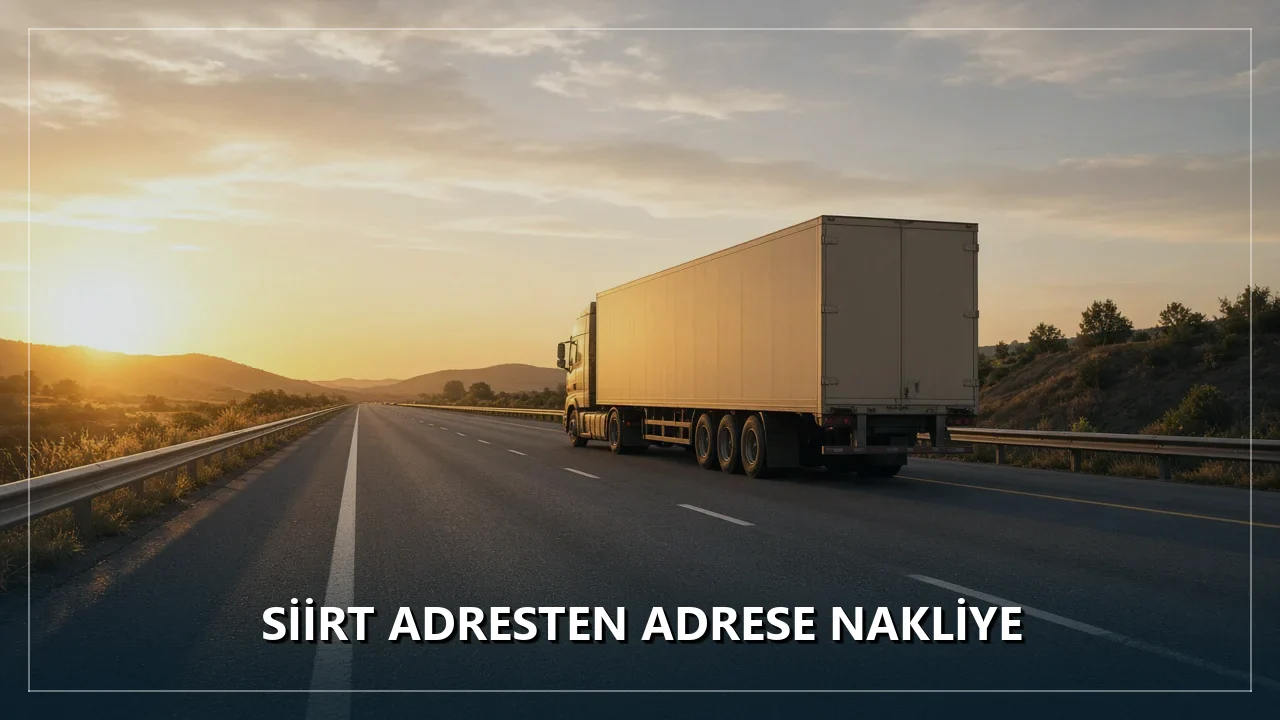 Siirt Ekonomik Yük Taşıma Çözümleri Teslim